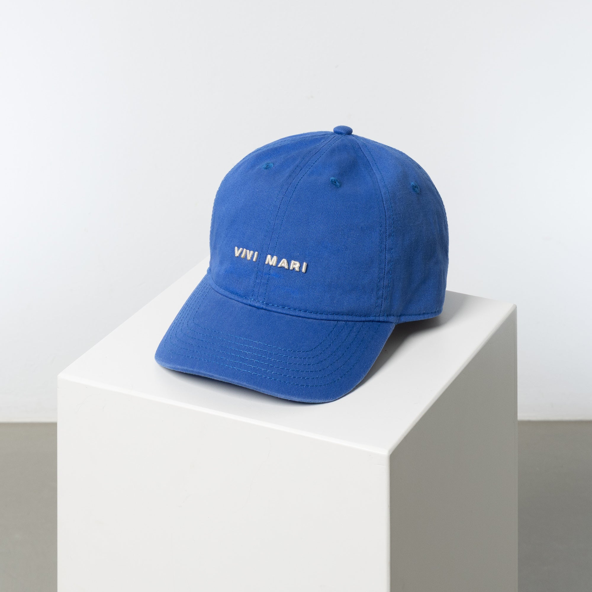 Cap solid blue/sand - VIVI MARI