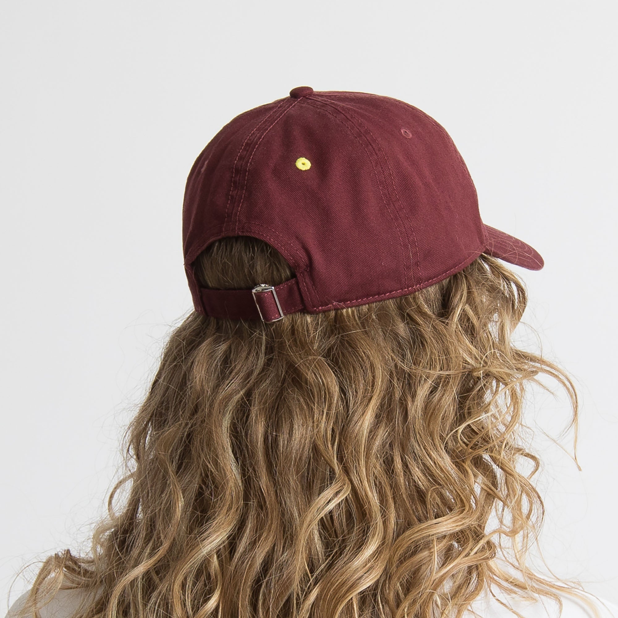 Cap solid wine red/soft pink - VIVI MARI