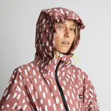 Rain Jacket drops mauve/white - VIVI MARI