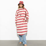 Raincoat bold stripes - blush/sand - VIVI MARI