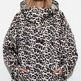 Raincoat leo splashes black/sand - VIVI MARI