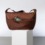 Padded Hip Bag oversized - tan