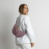 Padded Hip Bag medium - ash plum