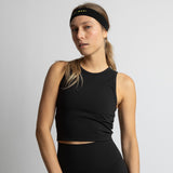 Activewear Top cropped black