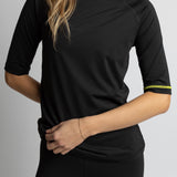 Activewear Half Sleeve T-Shirt black