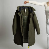 Winter Parka olive/leo navy-olive