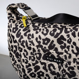 Padded Hip Bag oversized - leo splashes black/sand