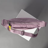 Padded Hip Bag medium - ash plum