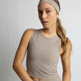 Activewear Top cropped mushroom