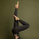 Activewear Leggings leo splashes navy/olive
