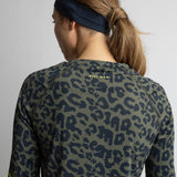 Activewear Half Sleeve T-Shirt leo splashes navy/olive