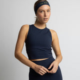 Activewear Top cropped navy