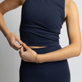 Activewear Top cropped navy