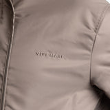 Reversible Bomber Jacket - dark mushroom/mushroom
