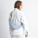 Padded Hip Bag medium - ash blue
