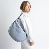 Padded Hip Bag oversized - ash blue