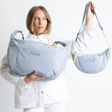 Padded Hip Bag medium - ash blue