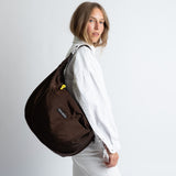 Padded Hip Bag oversized - chocolate