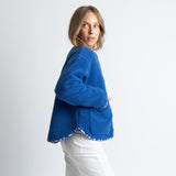 Teddy Fleece Jacket - blue