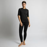Activewear Half Sleeve T-Shirt black - VIVI MARI