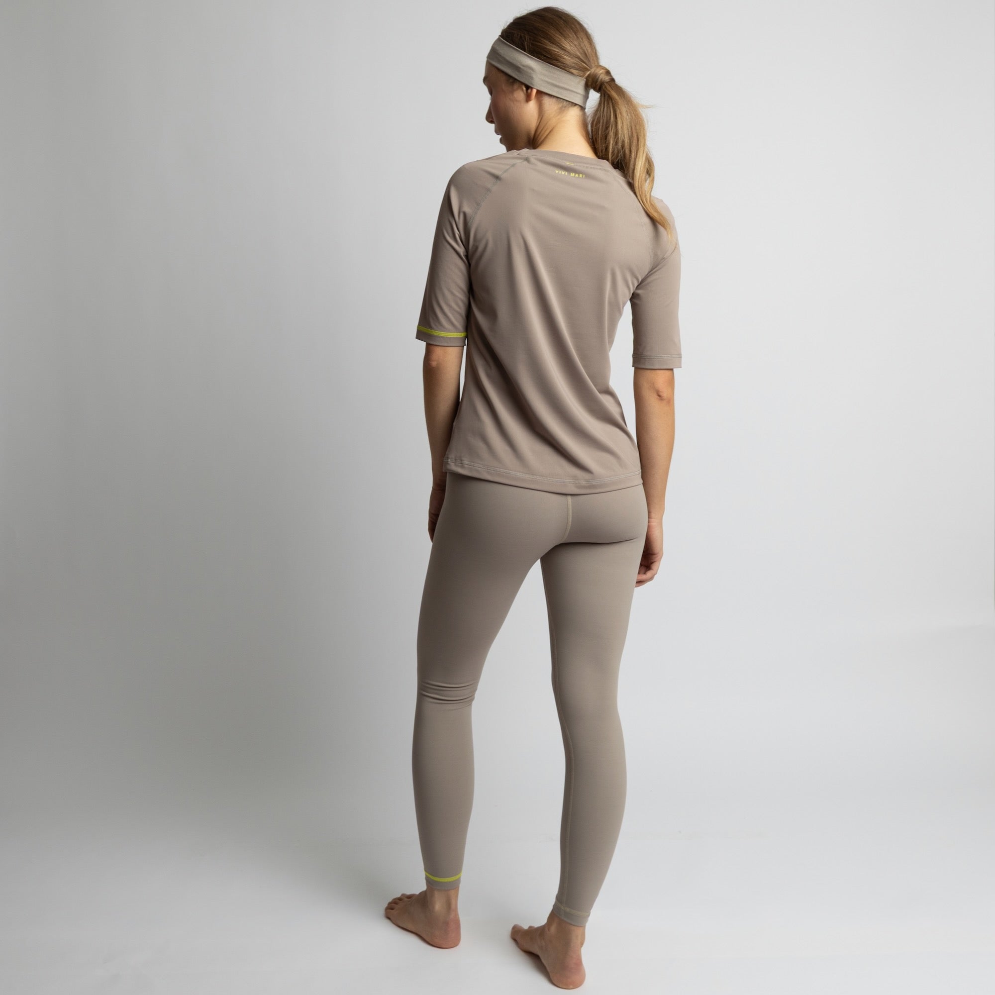 Activewear Half Sleeve T-Shirt mushroom - VIVI MARI