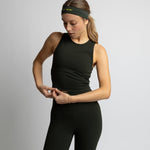 Activewear Headband deep olive - VIVI MARI