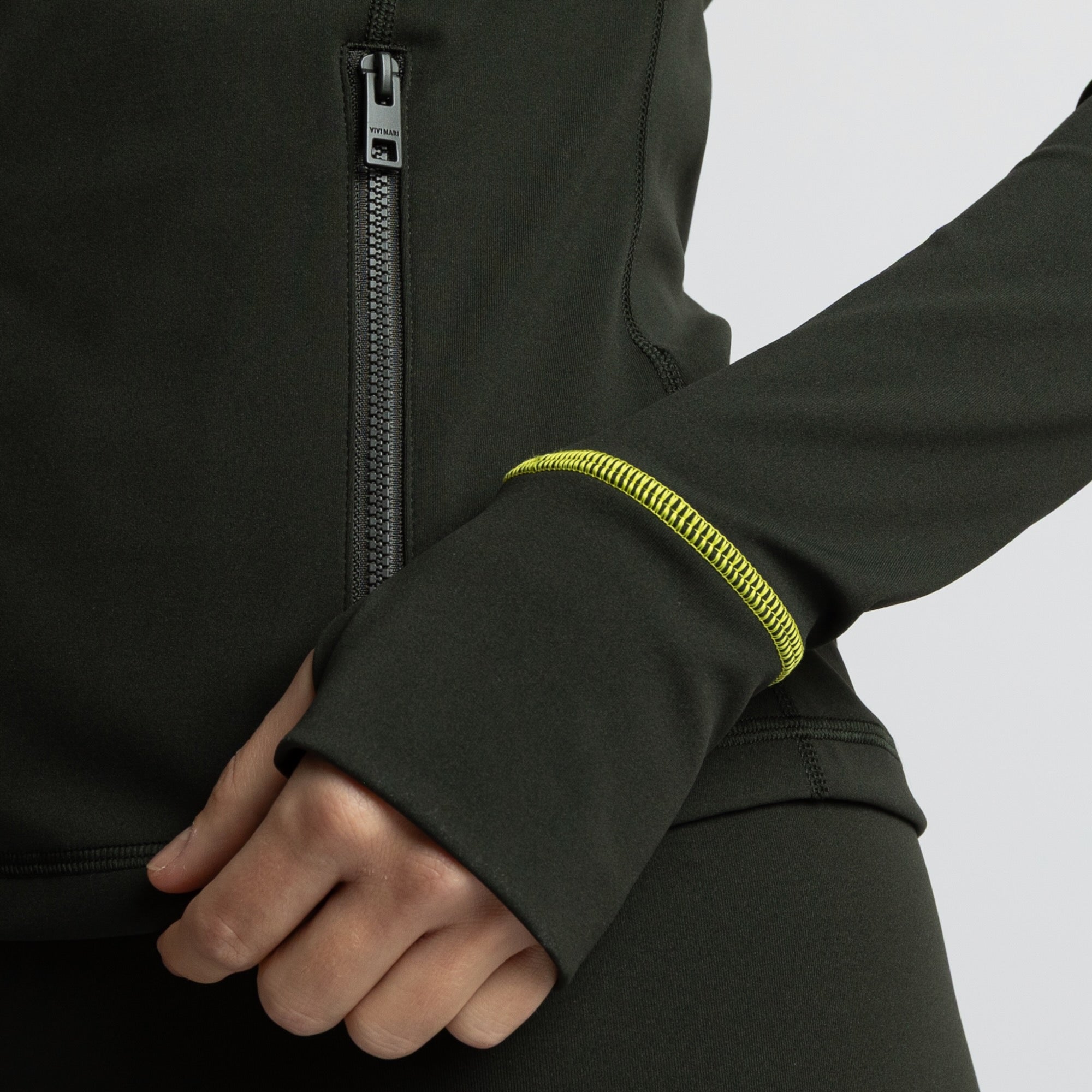 Activewear Jacket deep olive - VIVI MARI