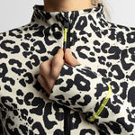 Activewear Jacket leo splashes black/sand - VIVI MARI