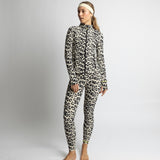 Activewear Jacket leo splashes black/sand - VIVI MARI