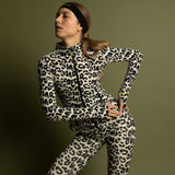 Activewear Jacket leo splashes black/sand - VIVI MARI