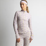 Activewear Jacket leo splashes lavender/grey - VIVI MARI