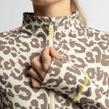 Activewear Jacket leo splashes mushroom/sand - VIVI MARI