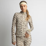 Activewear Jacket leo splashes mushroom/sand - VIVI MARI