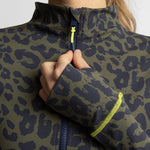 Activewear Jacket leo splashes navy/olive - VIVI MARI
