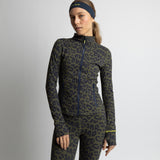 Activewear Jacket leo splashes navy/olive - VIVI MARI