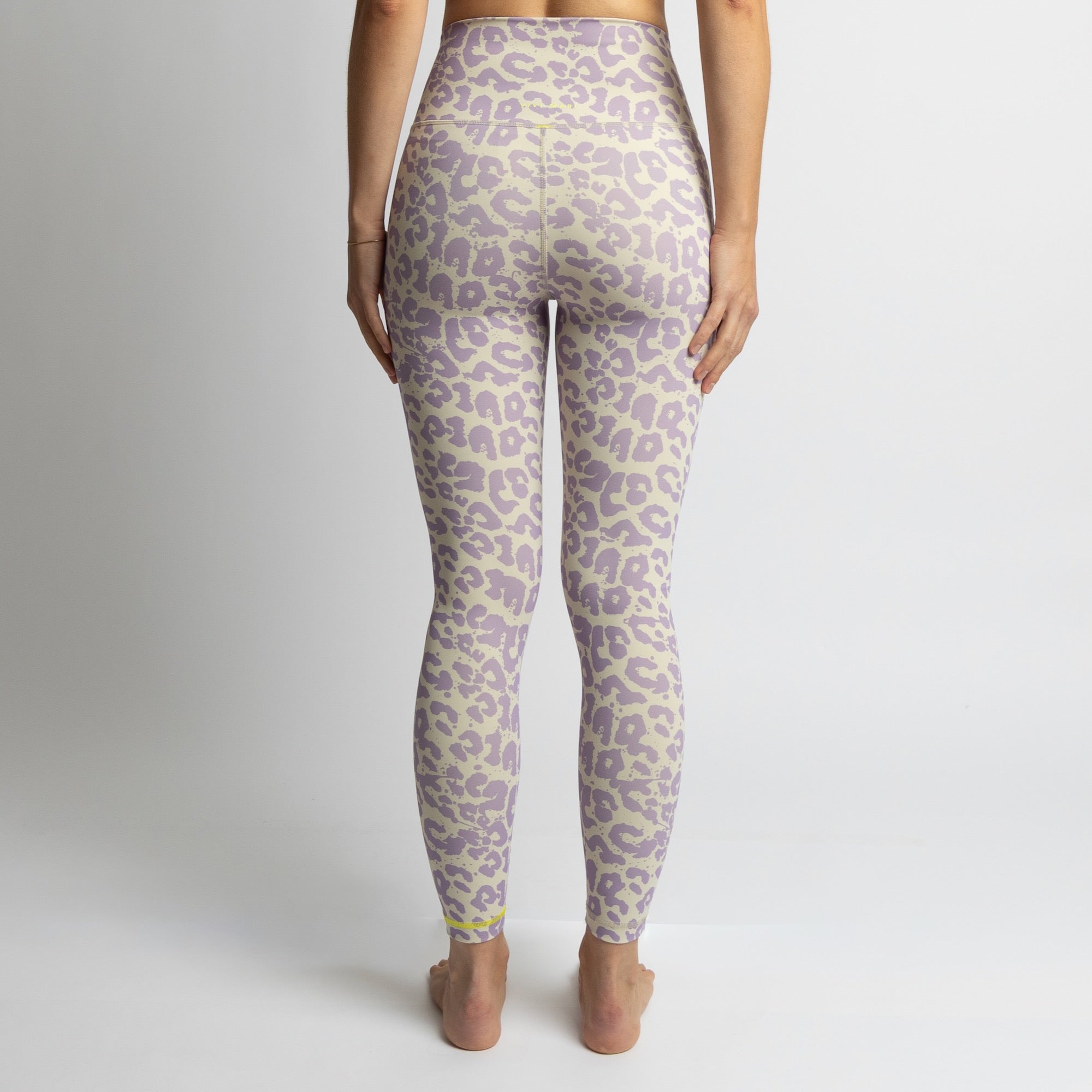 Activewear Leggings leo splashes lavender/grey - VIVI MARI