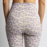 Activewear Leggings leo splashes lavender/grey - VIVI MARI