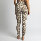 Activewear Leggings leo splashes mushroom/sand - VIVI MARI