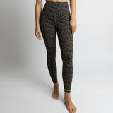 Activewear Leggings leo splashes navy/olive - VIVI MARI
