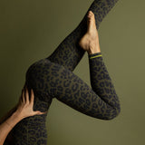 Activewear Leggings leo splashes navy/olive - VIVI MARI