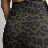 Activewear Leggings leo splashes navy/olive - VIVI MARI