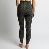 Activewear Leggings leo splashes navy/olive - VIVI MARI