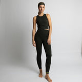 Activewear Top cropped deep olive - VIVI MARI