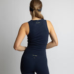 Activewear Top cropped navy - VIVI MARI