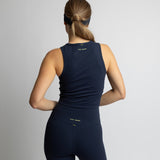 Activewear Top cropped navy - VIVI MARI