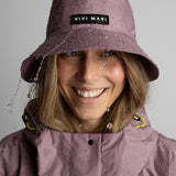 Bucket Hat solid ash plum - VIVI MARI