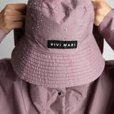 Bucket Hat solid ash plum - VIVI MARI