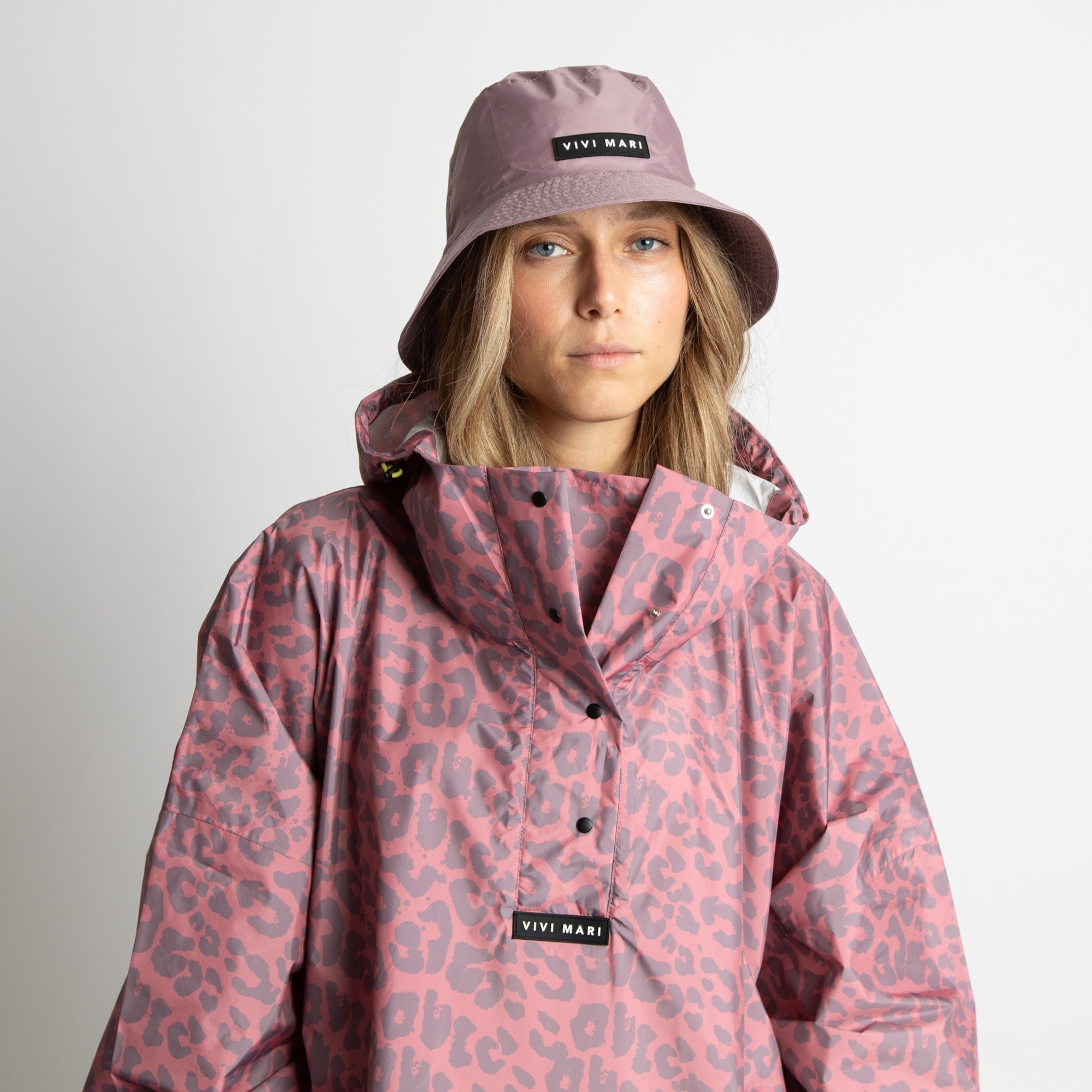 Bucket Hat solid ash plum - VIVI MARI