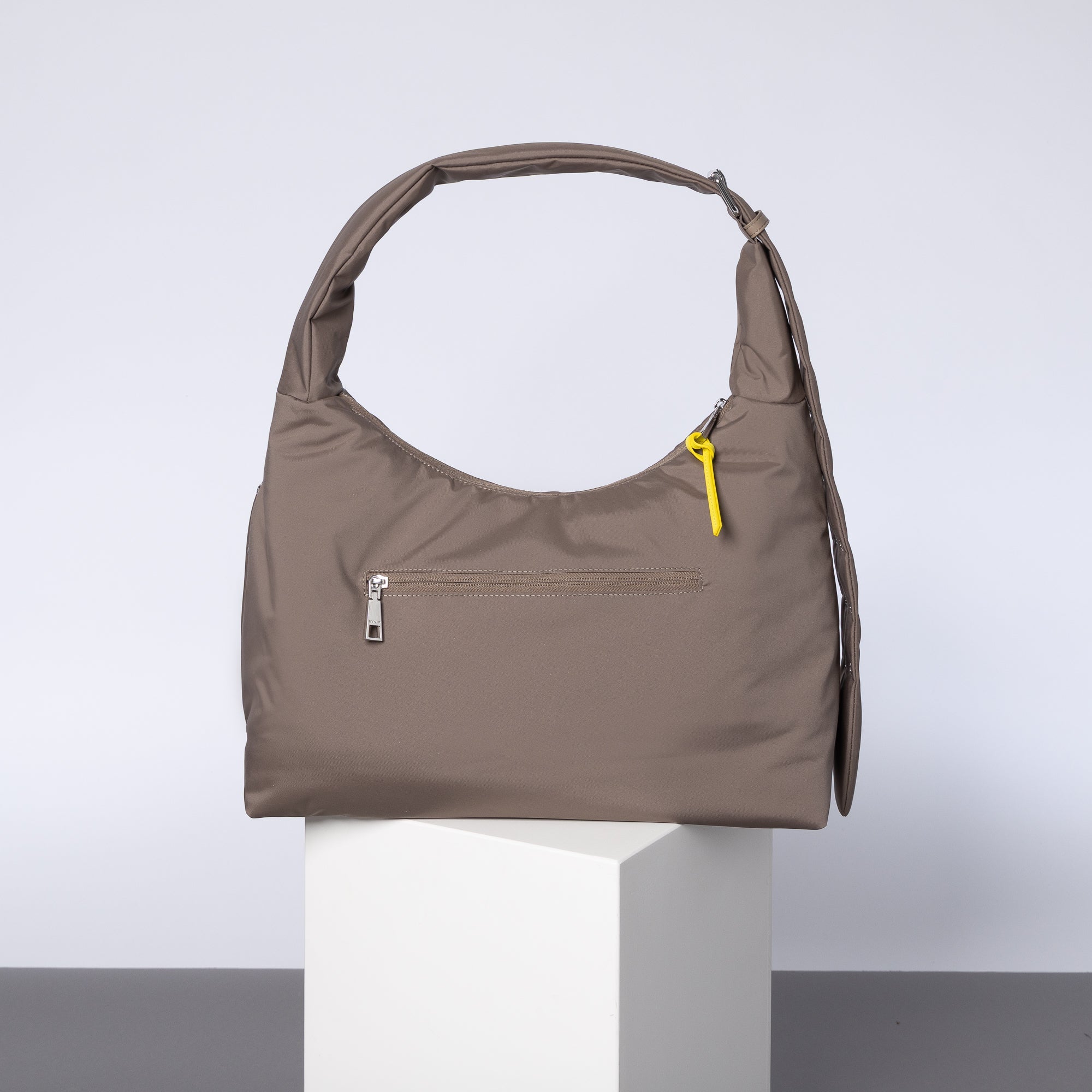 Buckle Bag medium - dark mushroom - VIVI MARI