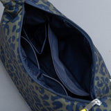 Buckle Bag medium - leo splashes navy/olive - VIVI MARI